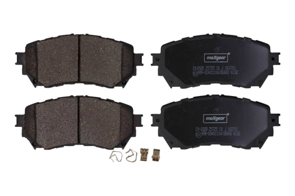 Комплект тормозных колодок дисковый тормоз MAXGEAR 19-2928