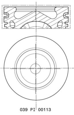 Поршень MAHLE/KNECHT 039 PI 00113 002