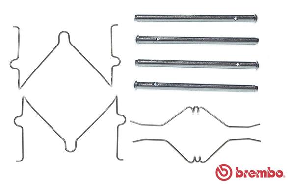 Комплектующие колодки дискового тормоза prime line BREMBO A 02 263