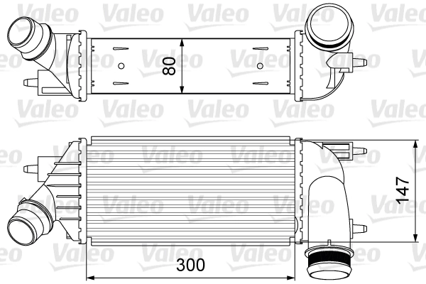 Интеркулер VALEO 818583