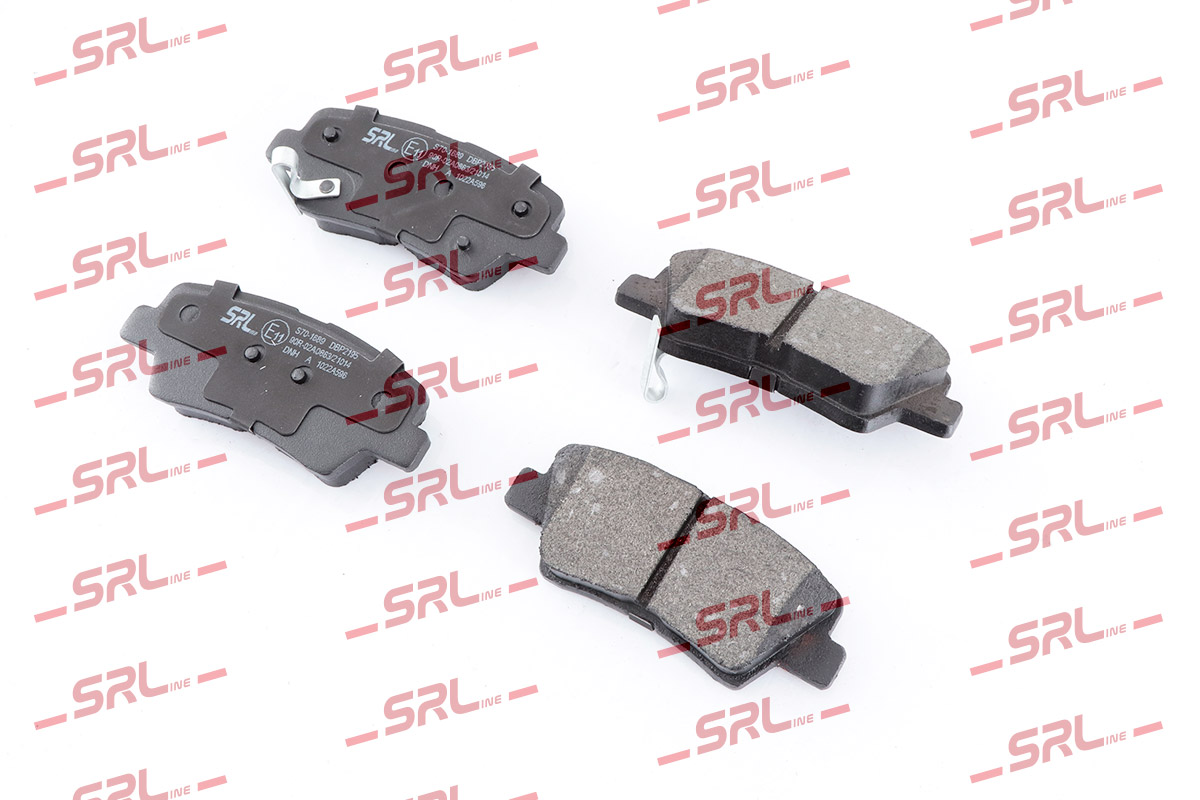 Комплект тормозных колодок дисковый тормоз SRLINE S70-1689