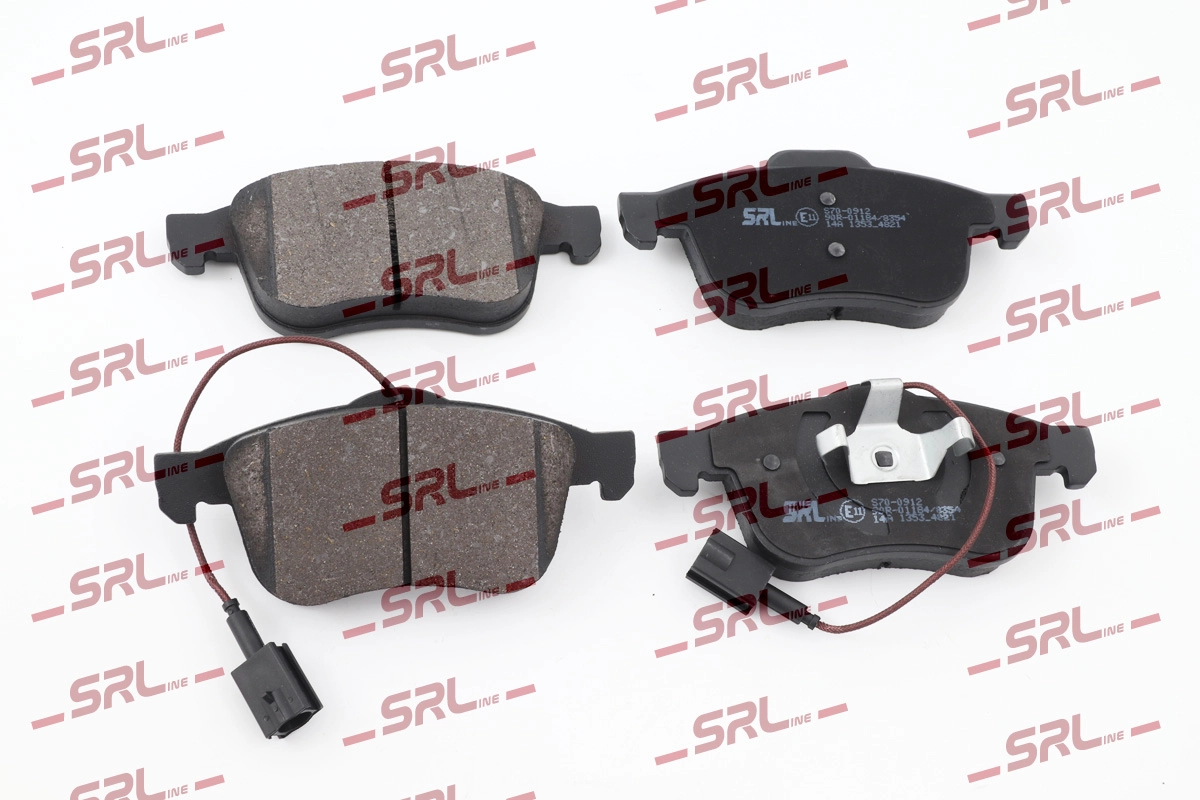 Комплект тормозных колодок дисковый тормоз SRLINE S70-0912