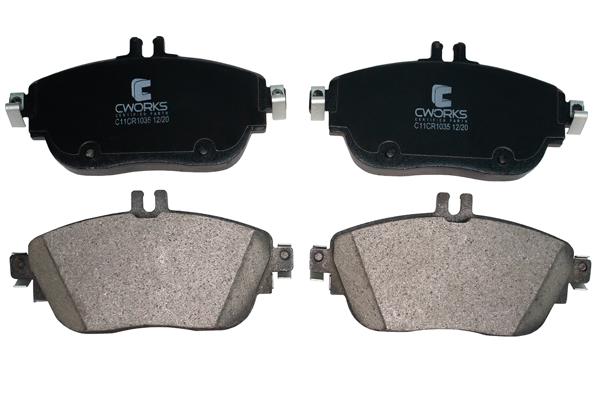 Комплект тормозных колодок дисковый тормоз CWORKS C11CR1035