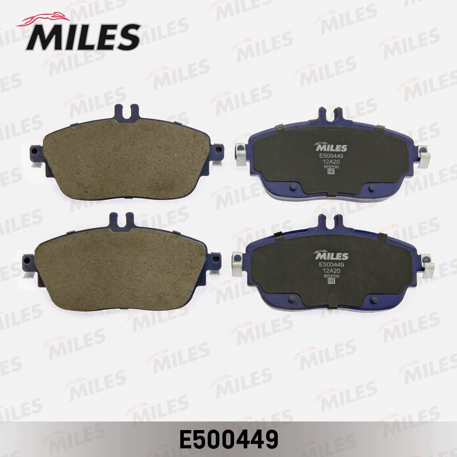 Комплект тормозных колодок дисковый тормоз MILES E500449