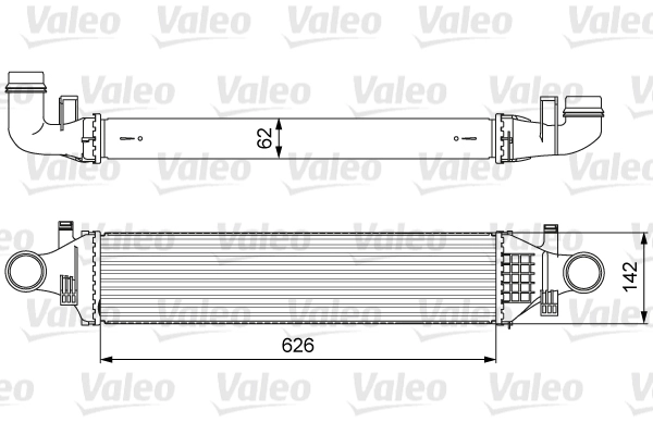 Интеркулер VALEO 818623