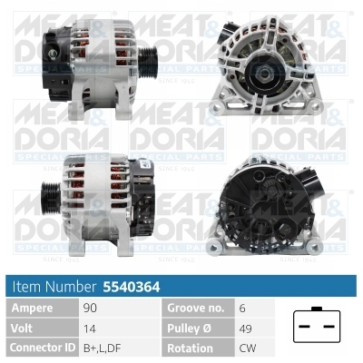Генератор MEAT & DORIA 5540364