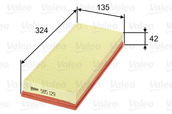 Воздушный фильтр VALEO 585129