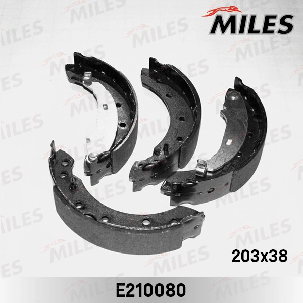 Комплект тормозных колодок MILES E210080