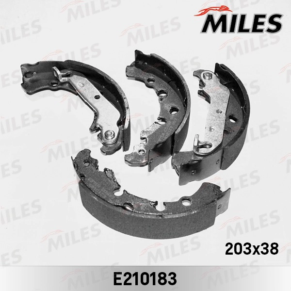 Комплект тормозных колодок MILES E210183