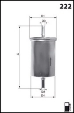 Топливный фильтр MECAFILTER ELE6119