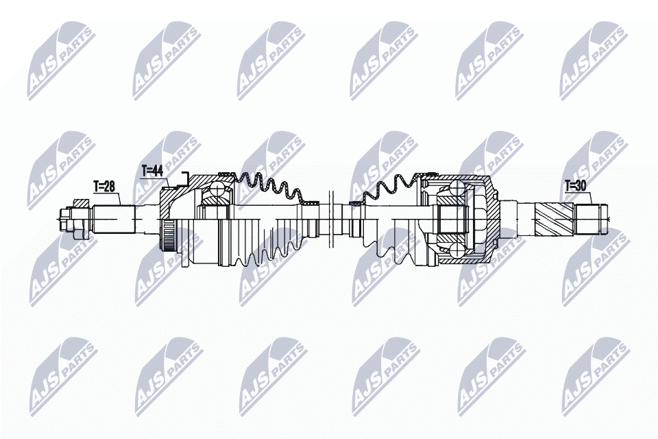 Приводной вал NTY NPW-MZ-090