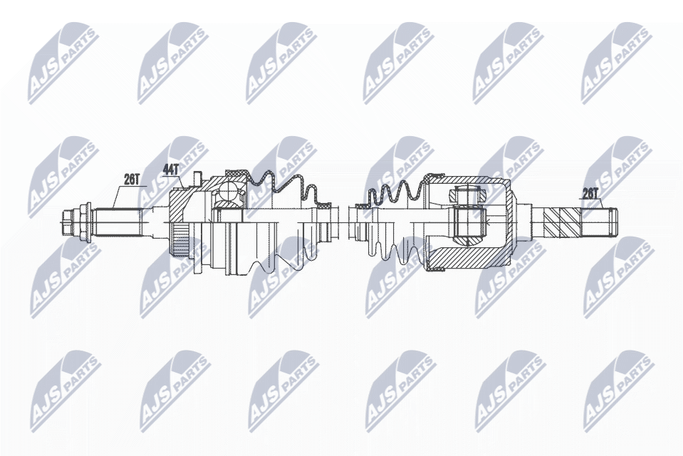 Приводной вал NTY NPW-MZ-070