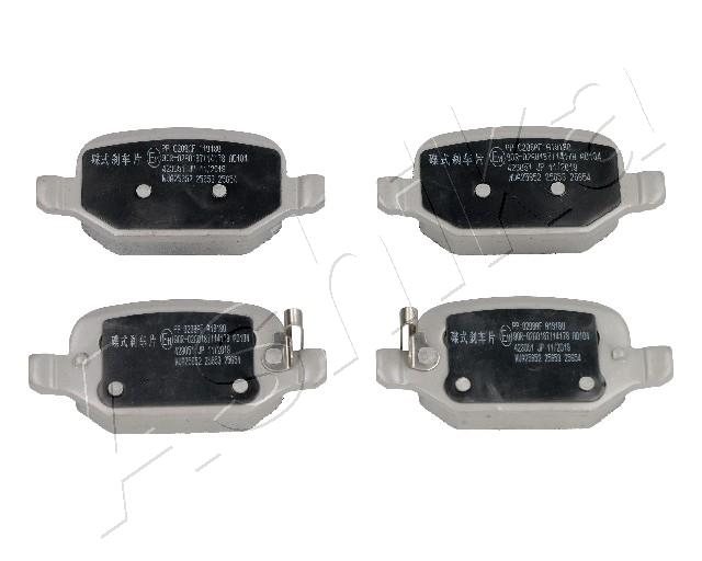 Комплект тормозных колодок дисковый тормоз ASHIKA 51-00-0208