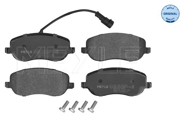 Комплект тормозных колодок дисковый тормоз meyle-original true to oe. MEYLE 025 242 9419/W