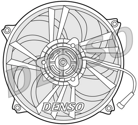 Вентилятор охлаждение двигателя DENSO DER21014