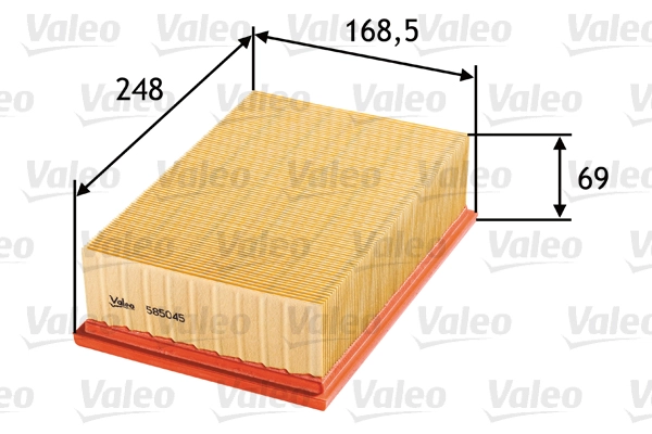 Воздушный фильтр VALEO 585045