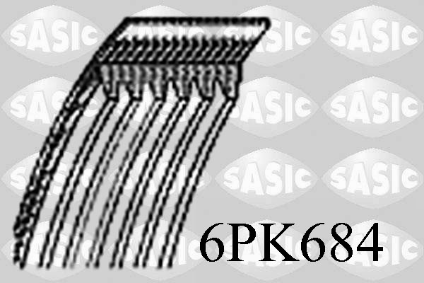 Поликлиновой ремень SASIC 6PK684
