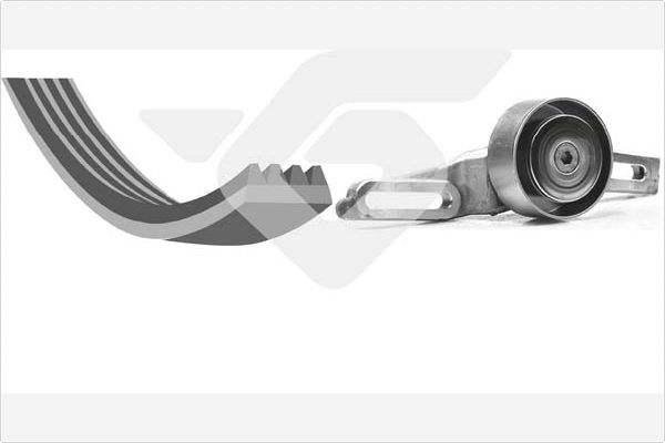 Поликлиновой ременный комплект HUTCHINSON KHV 24