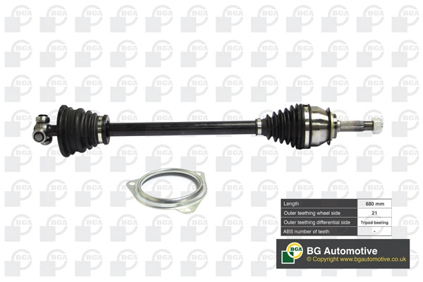 Приводной вал BGA DS7360L