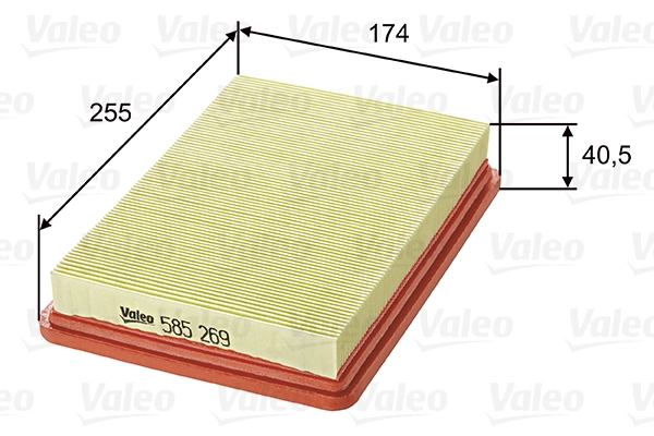 Воздушный фильтр VALEO 585269