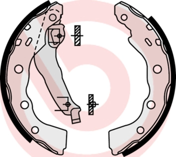 Комплект тормозных колодок BREMBO S 54 515
