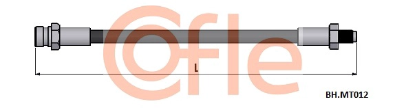 Тормозной шланг COFLE 92BHMT012
