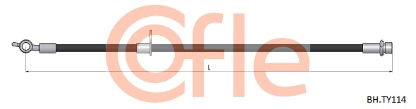 Тормозной шланг COFLE 92.BH.TY114