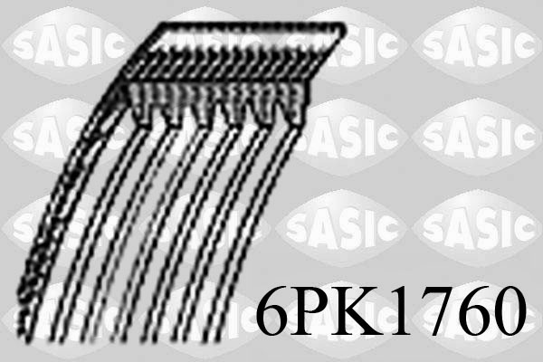 Поликлиновой ремень SASIC 6PK1760