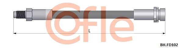 Тормозной шланг COFLE 92BHFD102
