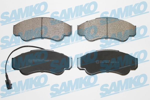 Комплект тормозных колодок дисковый тормоз SAMKO 5SP967