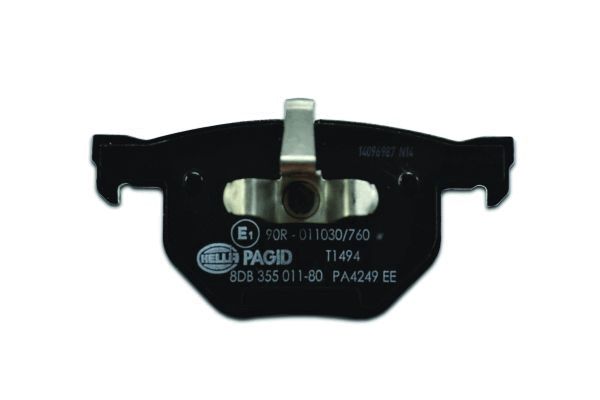Комплект тормозных колодок дисковый тормоз HELLA/BEHR/PAGID 8DB 355 011-801