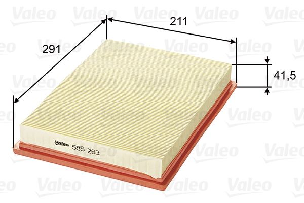 Воздушный фильтр VALEO 585263