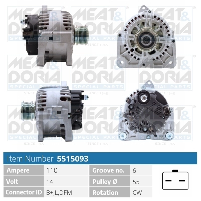 Генератор MEAT & DORIA 5515093