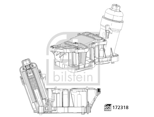 Корпус масляный фильтр FEBI BILSTEIN 172318