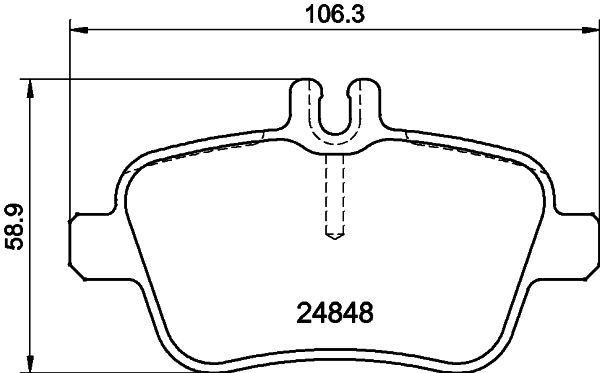 Комплект тормозных колодок дисковый тормоз HELLA/BEHR/PAGID 8DB 355 032-061