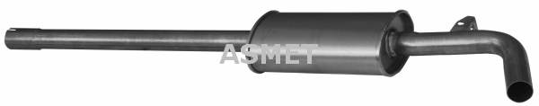 Средний глушитель выхлопных газов ASMET 10.102