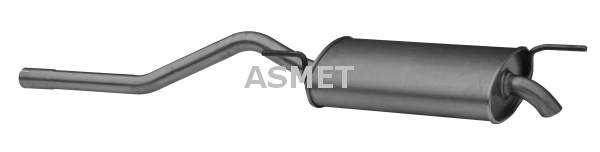 Глушитель выхлопных газов конечный ASMET 03.074