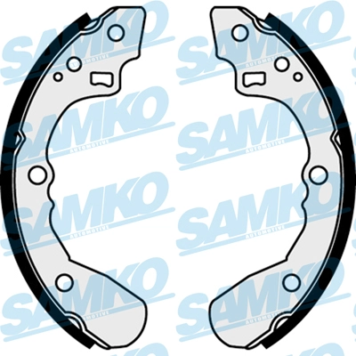 Комплект тормозных колодок SAMKO 87440