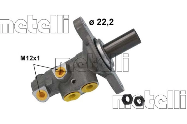 Главный тормозной цилиндр METELLI 05-1227