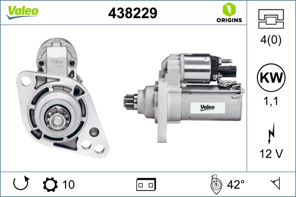 Стартер VALEO 438229