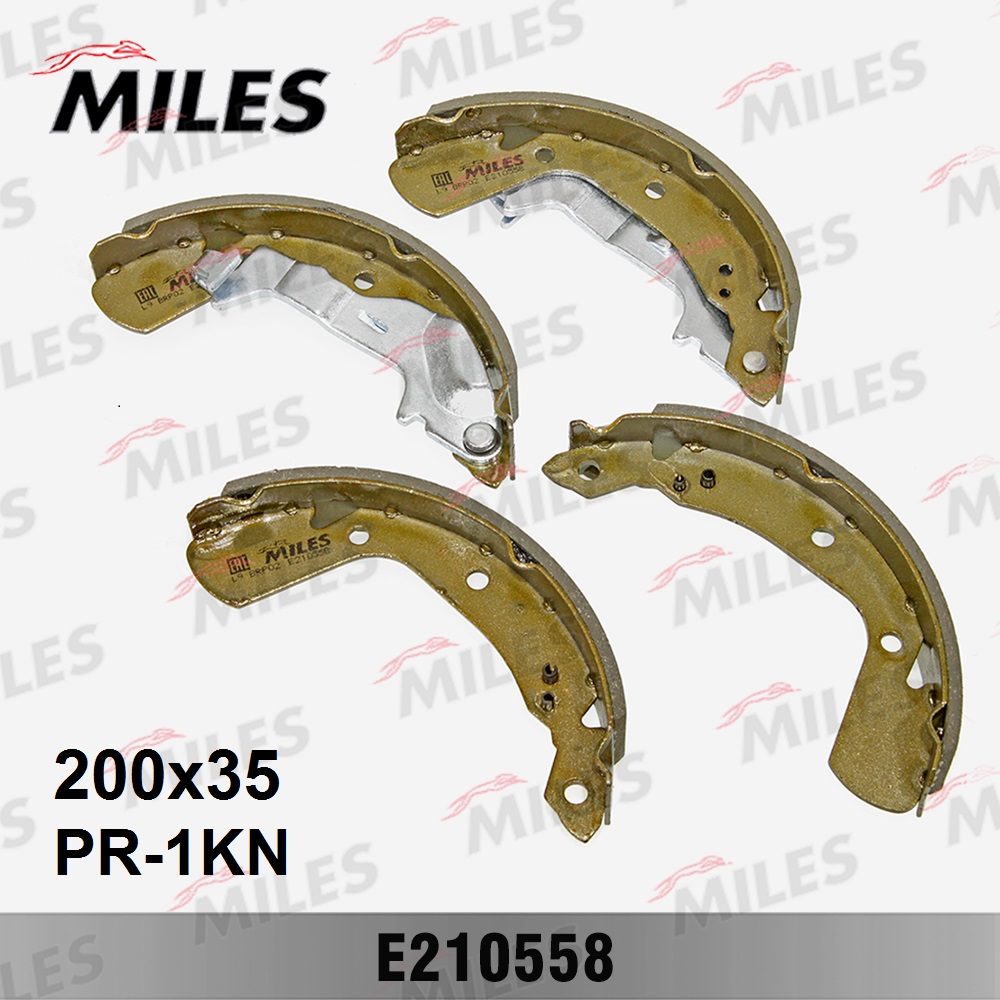 Комплект тормозных колодок MILES E210558