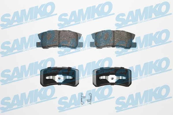 Комплект тормозных колодок дисковый тормоз SAMKO 5SP954