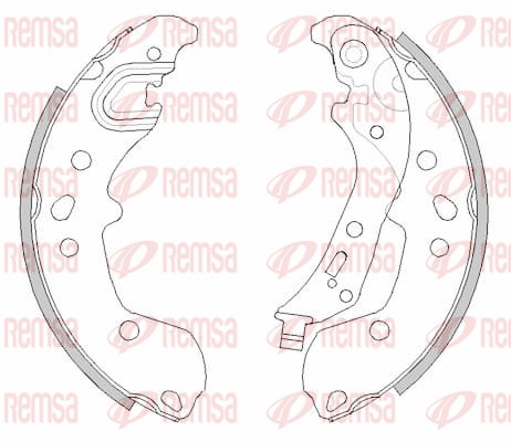 Тормозные колодки REMSA 4498.00
