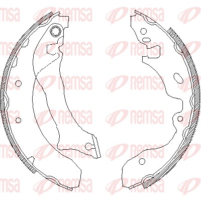 Тормозные колодки REMSA 4042.00