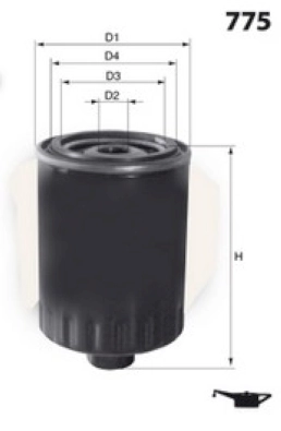Масляный фильтр TRW LFOS120