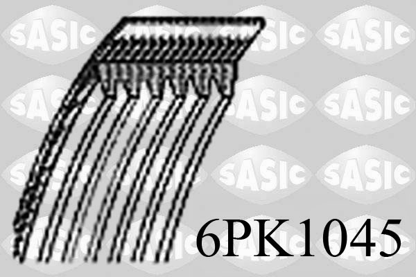 Поликлиновой ремень SASIC 6PK1045