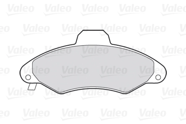 Комплект тормозных колодок дисковый тормоз VALEO 301399