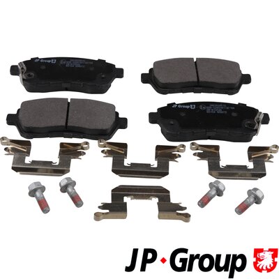 Комплект тормозных колодок дисковый тормоз JP GROUP 3863604610