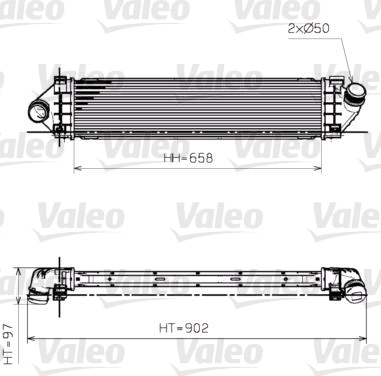 Интеркулер VALEO 818246