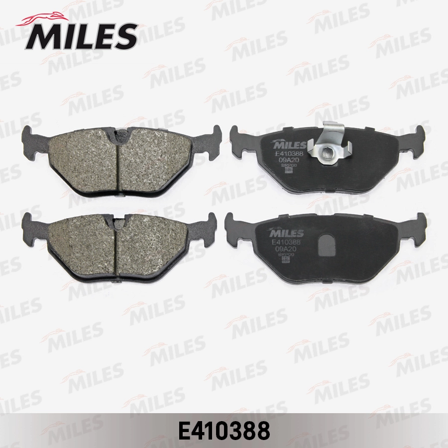 Комплект тормозных колодок дисковый тормоз MILES E410388